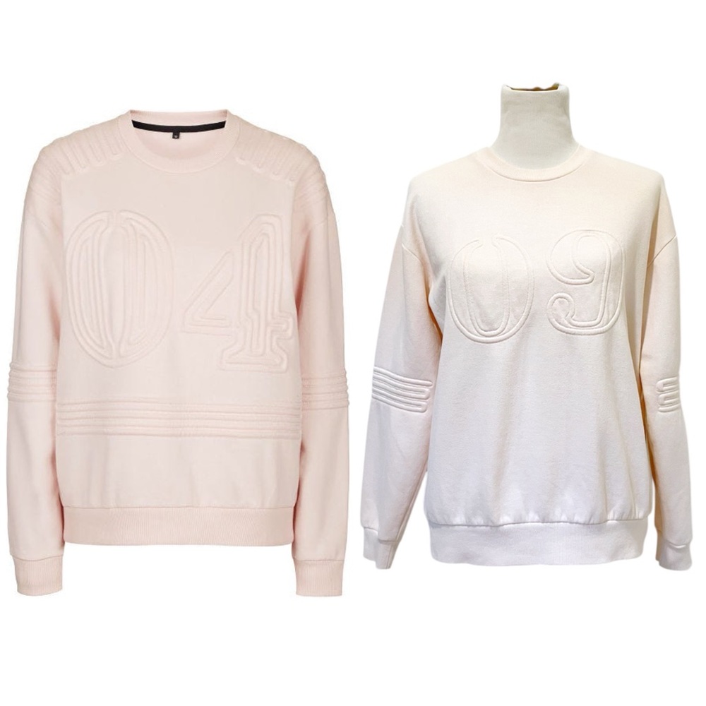F21 Active - Ballet Pink Crew Neck Sweatshirt with Embroidery | Women’s Medium
